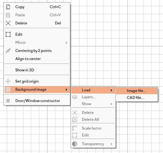 how to add background image in autocad